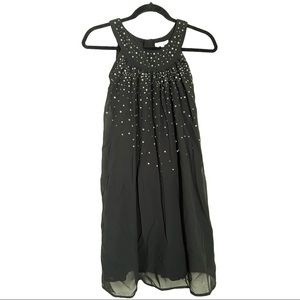 French Connection Black Dress with crystals